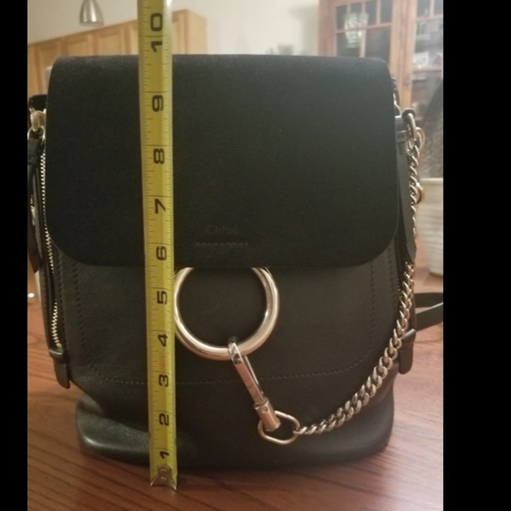 ✨SOLD✨ - Black Chloé Faye Backpack - Picture 16 of 16
